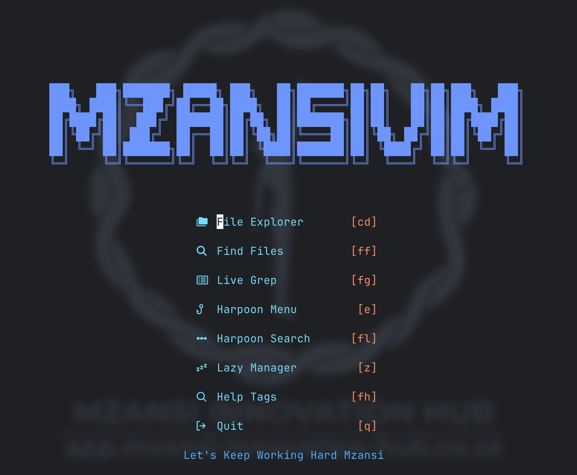 MzansiVim Dashboard